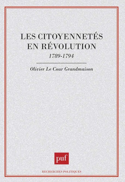 Picture of Les citoyennetés en révolution, 1789-1794