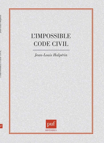 Picture of L'impossible code civil