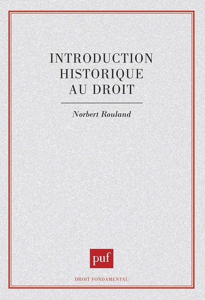 Picture of Introduction historique au droit
