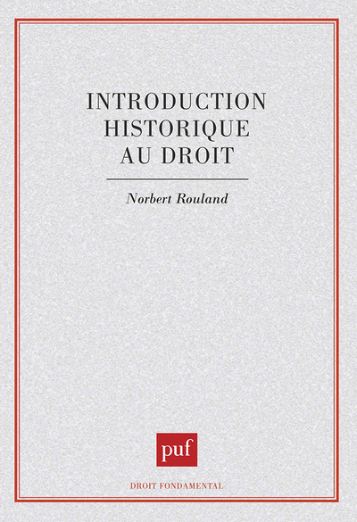 Picture of Introduction historique au droit