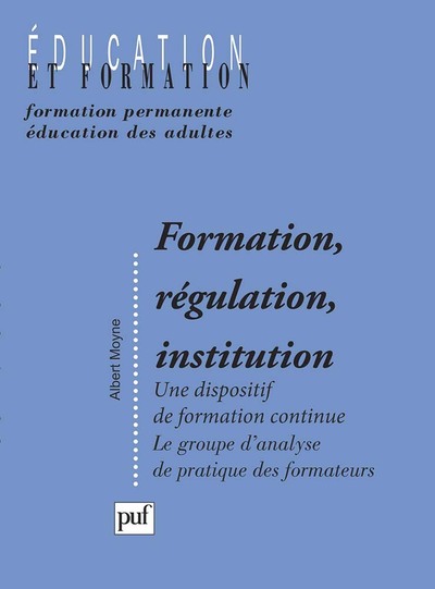 Picture of Formation, régulation, institution