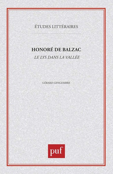 Picture of Honoré de Balzac : «  le Lys dans la vallée  »