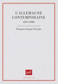 Picture of Allemagne contemporaine 1815-1990