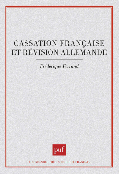 Picture of Cassation française et révision allemande