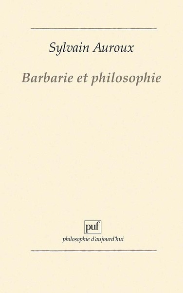 Image de Barbarie et philosophie