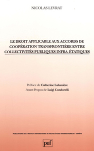 Picture of Droit applicable aux accords de coopération transfrontalière entre collectivités publiques infra-étatiques
