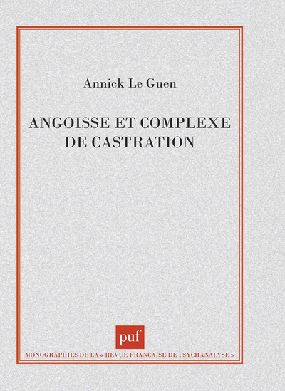 Picture of Angoisse et complexe de castration