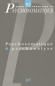 Image de Revue française de psychosomatique n° 1 (1992)