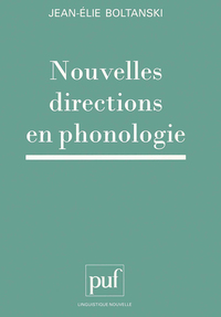 Image de Nouvelles directions en phonologie