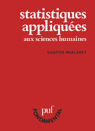 Picture of Statistiques appliquées aux sciences humaines
