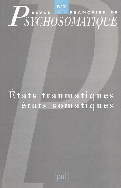 Picture of Revue française de psychosomatique n° 2 (1992)