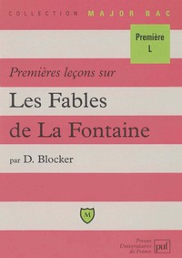 Image de Premières leçons sur les « Fables » de La Fontaine