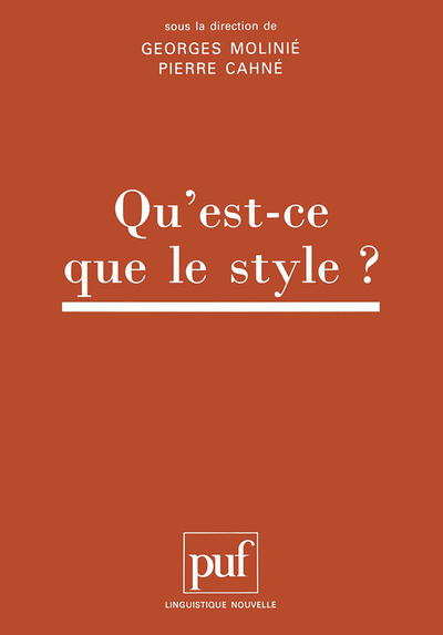 Picture of Qu'est-ce que le style ?