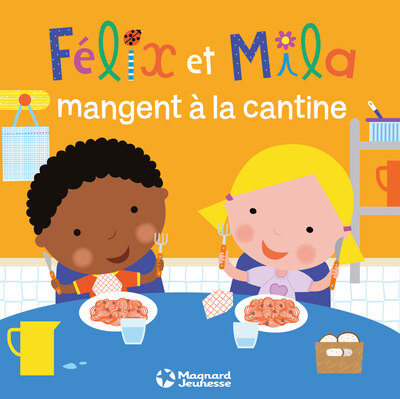 Picture of Félix et Mila mangent à la cantine