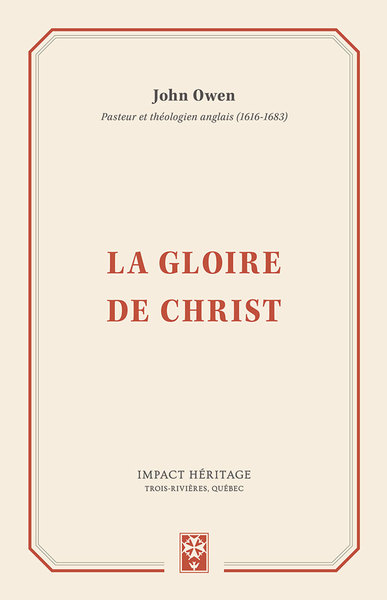 Picture of La gloire de Christ