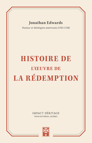 Picture of Histoire de l’œuvre de la rédemption