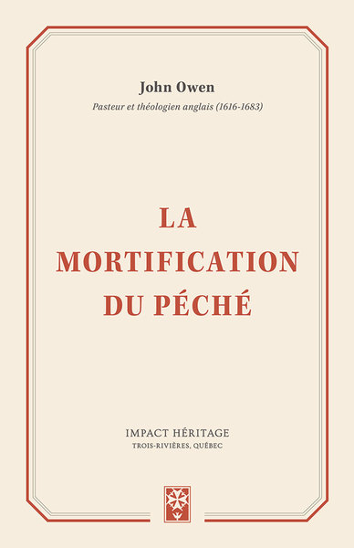 Picture of La mortification du péché