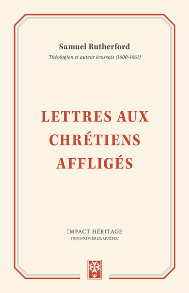 Picture of Lettres aux chrétiens affligés