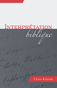 Picture of Interprétation biblique