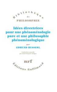 Picture of Idées directrices pour une phénoménologie pure et une philosophie phénoménologique