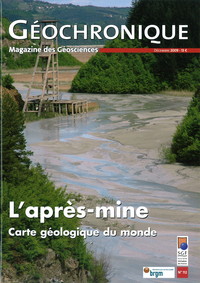 Picture of L'après-mine. Carte géologique du monde