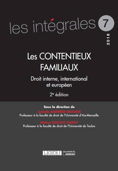 Image de les contentieux familiaux - 2ème édition