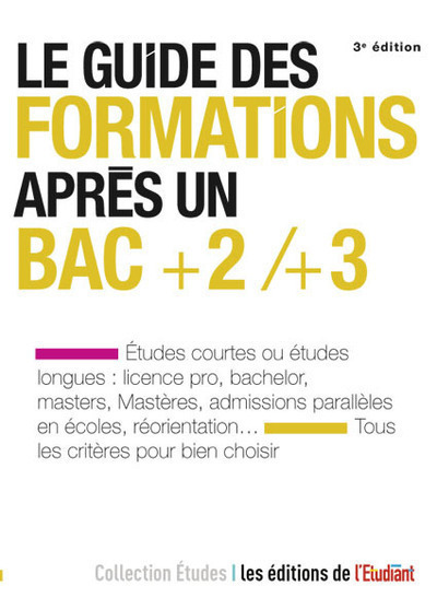 Picture of Guide des formations après un Bac +2/+3 3e édition