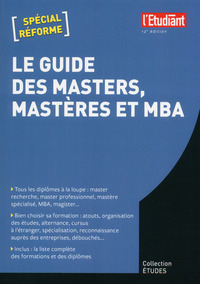 Picture of Le guide des masters, mastères et MBA 12e édition