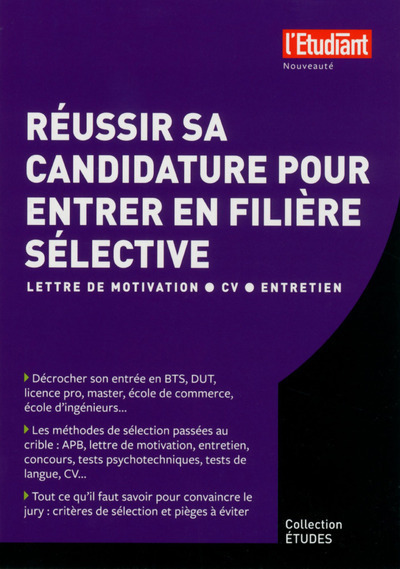 Picture of Réussir sa candidature pour entrer dans une filière sélective