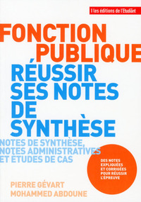 Image de Fonction publique - Réussir ses notes de synthèse