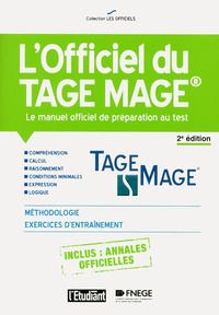 Image de L'Officiel du TAGE MAGE 2e édition