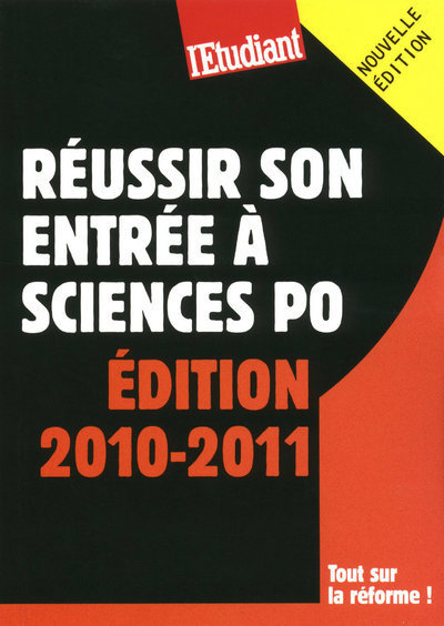 Image de Réussir son entrée à sciences PO 2010-2011