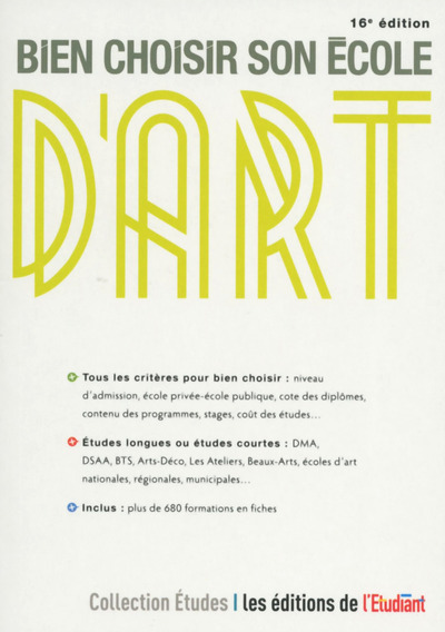 Picture of Bien choisir son école d'art 16e édition