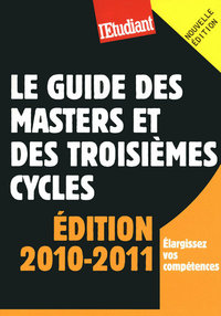 Picture of Le guide des masters et des troisièmes cycles 2010-2011