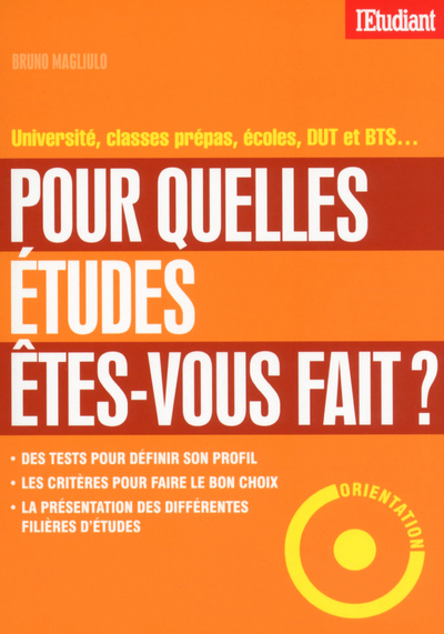 Picture of Pour quelles études êtes vous fait ?