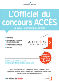 Picture of l'Officiel du concours Accès 2019