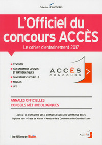 Picture of L'Officiel du concours Accès 2017