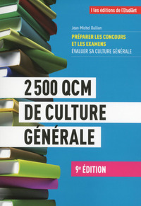 Picture of 2500 QCM de Culture Générale 9e édition