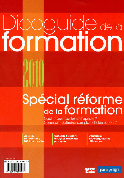 Picture of Dicoguide de la formation 2010