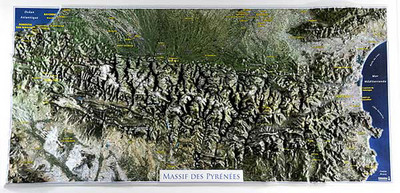 Image de MASSIF DES PYRENEES (SAT) 31 X 42 CM