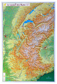 Image de MASSIF DES ALPES 62 X 42 CM