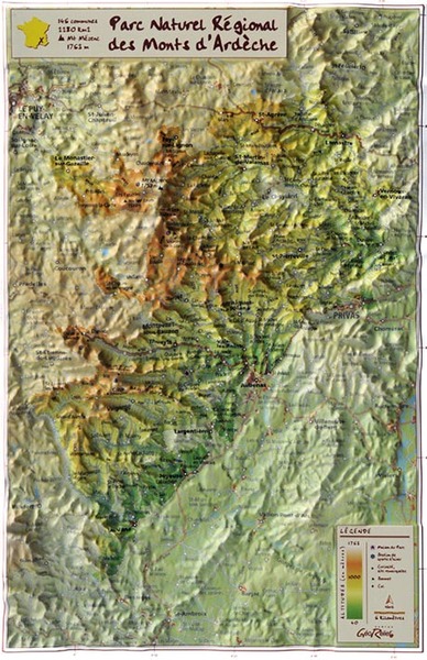 Image de PNR DES MONTS D'ARDECHE 21 CM X 31 CM