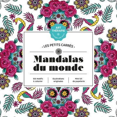 Image de Les petits carrés d'Art-thérapie Mandalas du monde