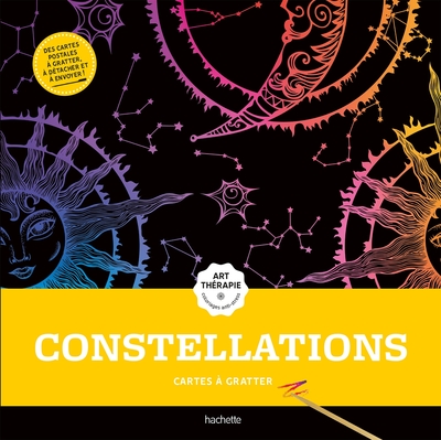 Image de Cartes à gratter Art-thérapie Constellations