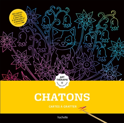Image de Cartes à gratter Art-thérapie Chatons