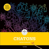 Image de Cartes à gratter Art-thérapie Chatons