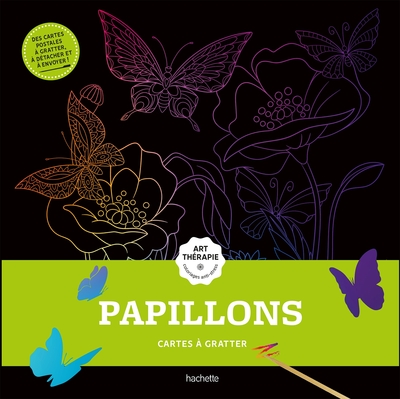 Image de Cartes à gratter Art-thérapie Papillons