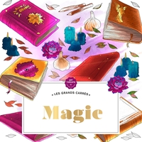 Image de Grands carrés d'Art-thérapie Magie