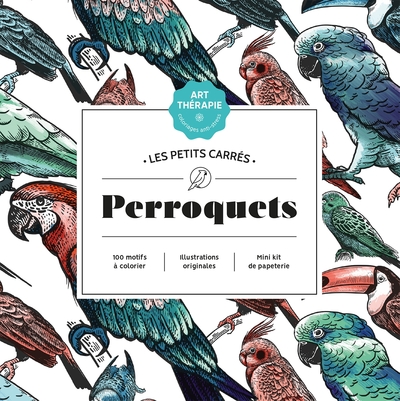 Image de Les petits carrés d'Art-thérapie Perroquets