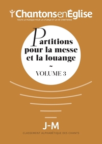 Picture of Chantons en Église : Partitions pour la messe et la louange Vol. 3